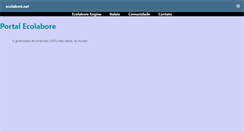 Desktop Screenshot of ecolabore.net
