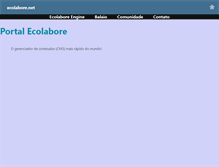 Tablet Screenshot of ecolabore.net